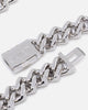 Saint Morta Interlink 20" Necklace Iced White Gold