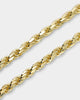 House Of Auric Rope 4mm 18" Chain 18k Gold Vermeil