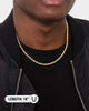 House Of Auric Rope 4mm 18" Chain 18k Gold Vermeil
