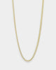 House Of Auric Franco 2.2mm 20" Chain 18k Gold Vermeil