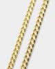 House Of Auric 5mm Cuban Link Chain 18K Gold Vermeil