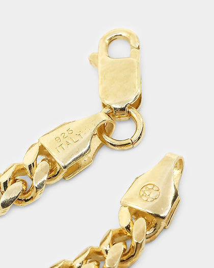 House Of Auric 5mm Cuban Link Chain 18K Gold Vermeil