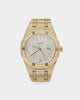 Saint Morta Medio Premierre Watch Iced Gold