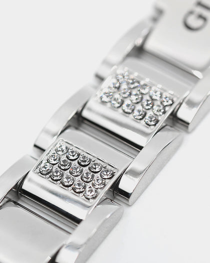 Guess Mainline Frontier 15MM Crystal Bracelet Silver