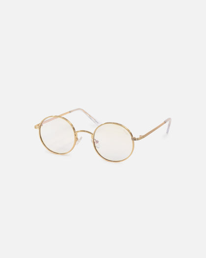 NUQE Liden Glasses Gold/Bluelight
