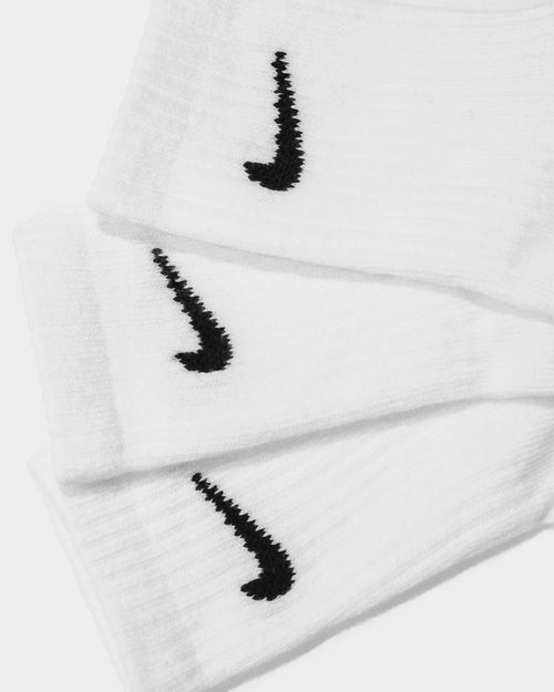 Nike Kids' Cushioned Crew 3 Pack White