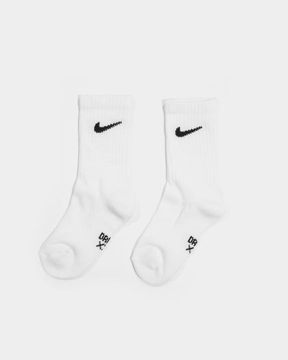 Nike Kids' Cushioned Crew 3 Pack White