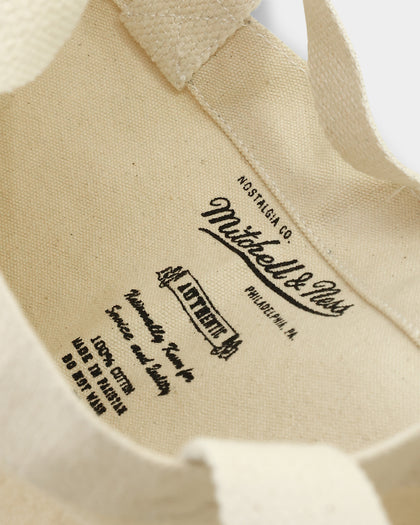 Mitchell & Ness Chicago Bulls Graphic Tote Bag Cream