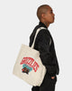 Mitchell & Ness Vancouver Grizzlies Keyline Tote Bag Cream