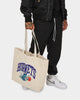 Mitchell & Ness Charlotte Hornets Keyline Tote Bag Cream