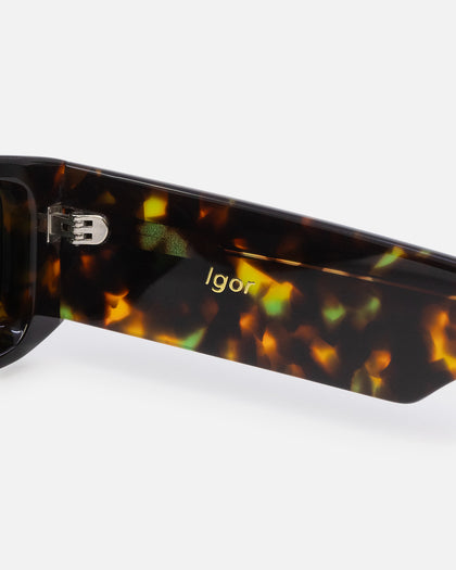 Nuqe Igor Sunglasses Tort/Green/Gold
