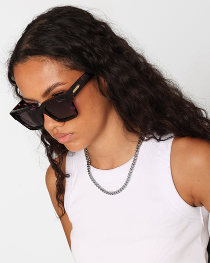 Nuqe Jones XL Sunglasses Violet Tortoise