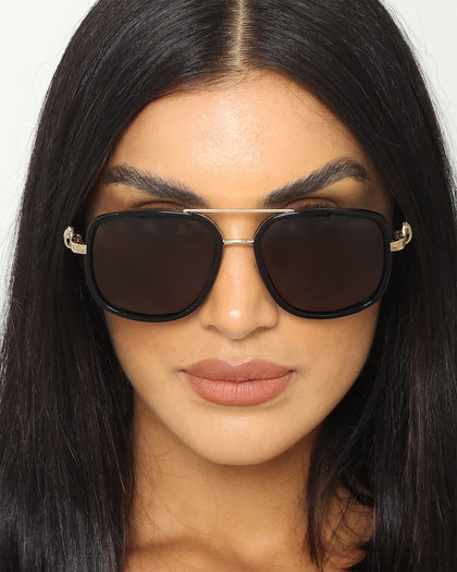 NUQE Quattro Sunglasses Black/Brown