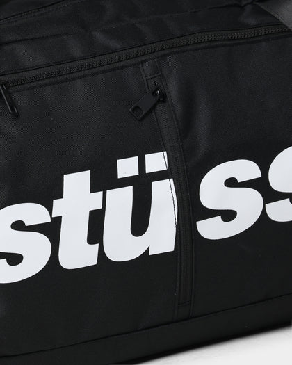 Stussy Italic Duffle Bag Black