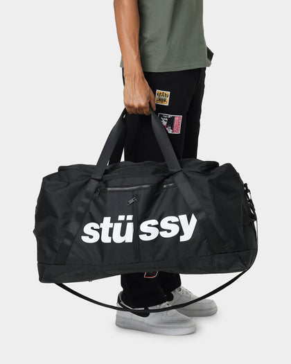 Stussy Italic Duffle Bag Black