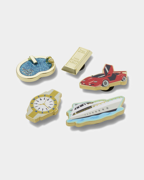 Crocs Rich Niche 5 Pack Jibbitz™ Charms 5 Pack Multi