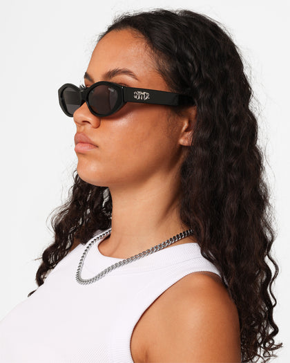 Loiter X Nuqe Ethereal Sunglasses Black/Silver