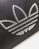 Adidas Rhinestones Fake Suede Mini Duffel Bag Black