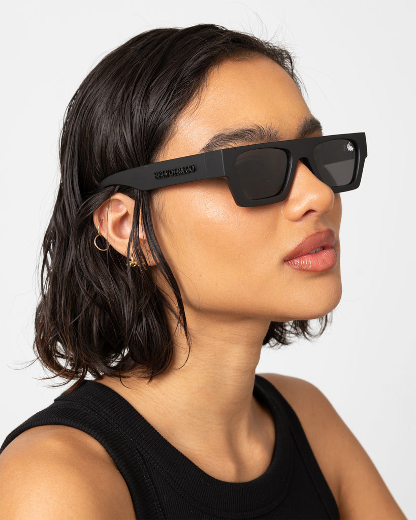 Belvoir & Co Elford Sunglasses Matte Black Culture Kings