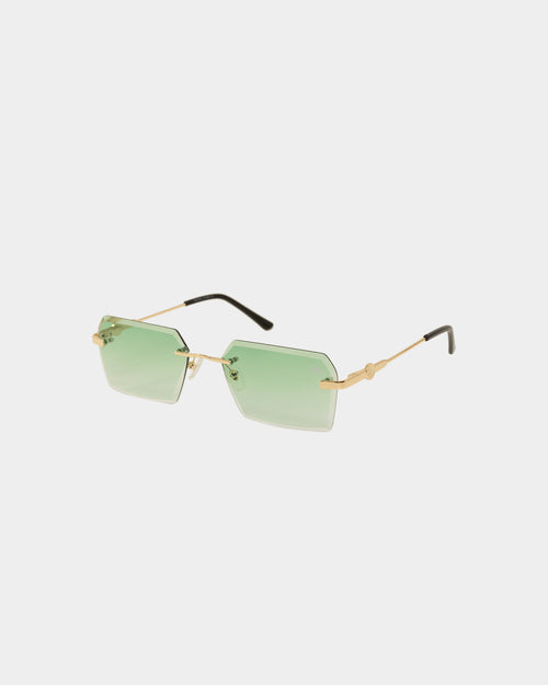 Belvoir & Co Kennedy Sunglasses Green/Gold