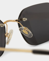 Belvoir & Co Willow Sunglasses Black/Gold