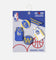 Crocs X NBA Golden State Warriors 5 Pack Jibbitz Charms Multi