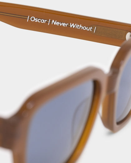 Nuqe Oscar Sunglasses Brown/Blue
