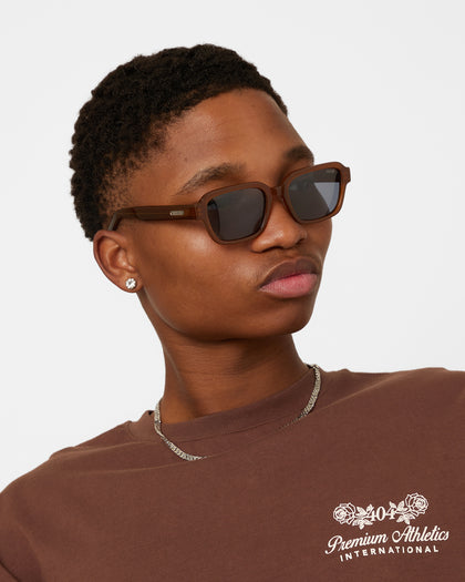 Nuqe Oscar Sunglasses Brown/Blue