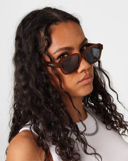 Nuqe Oscar Sunglasses Brown/Blue