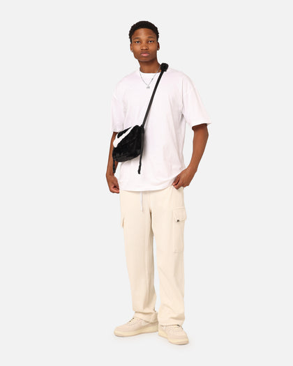 Nike Sportswear Futura 365 Faux Fur Crossbody Bag Black/Black/White