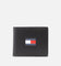 Tommy Jeans Heritage Leather Credit Card & Coin Wallet Black
