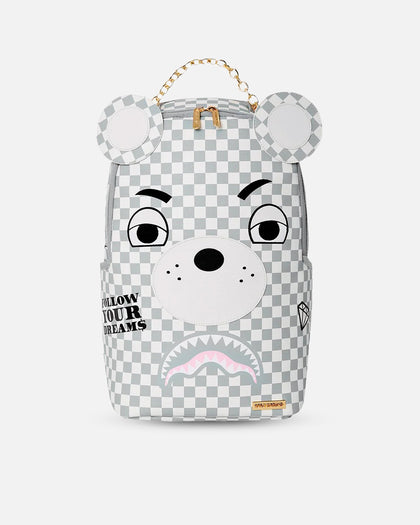 Sprayground Couture Bear Backpack White