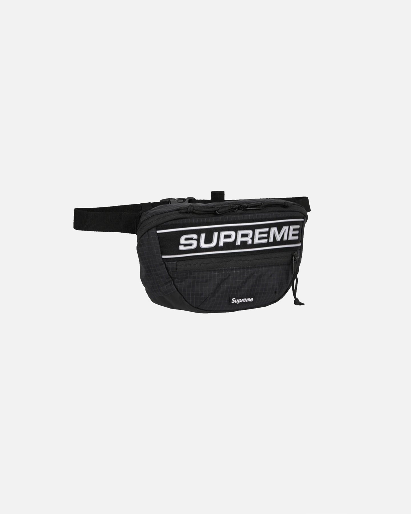 Supreme Logo Waist Bag Black | Culture Kings