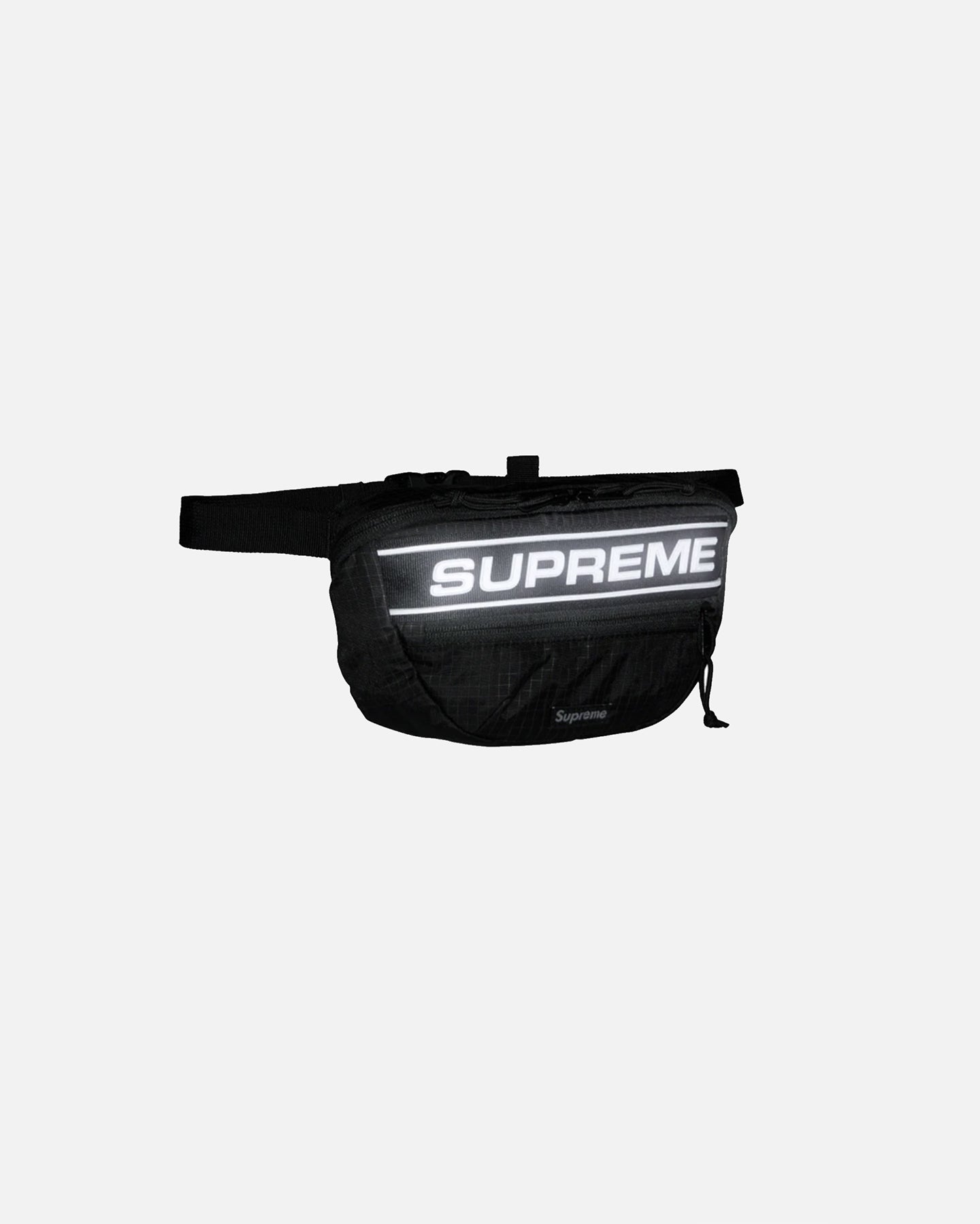 Supreme Logo Waist Bag Black | Culture Kings