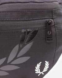 Fred Perry Printed Laurel Wreath Ripstop Waist Bag Black
