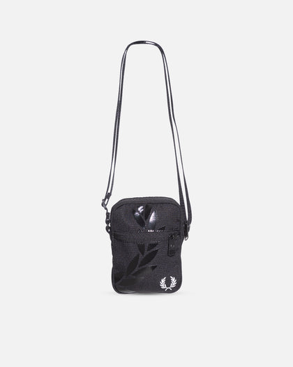 Fred Perry Printed Laurel Wreath Ripstop Bag Black