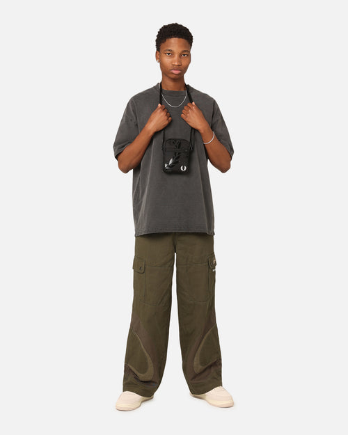 Fred Perry Printed Laurel Wreath Ripstop Bag Black