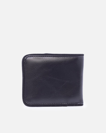 Fred Perry Tonal PU Billfold Wallet Black