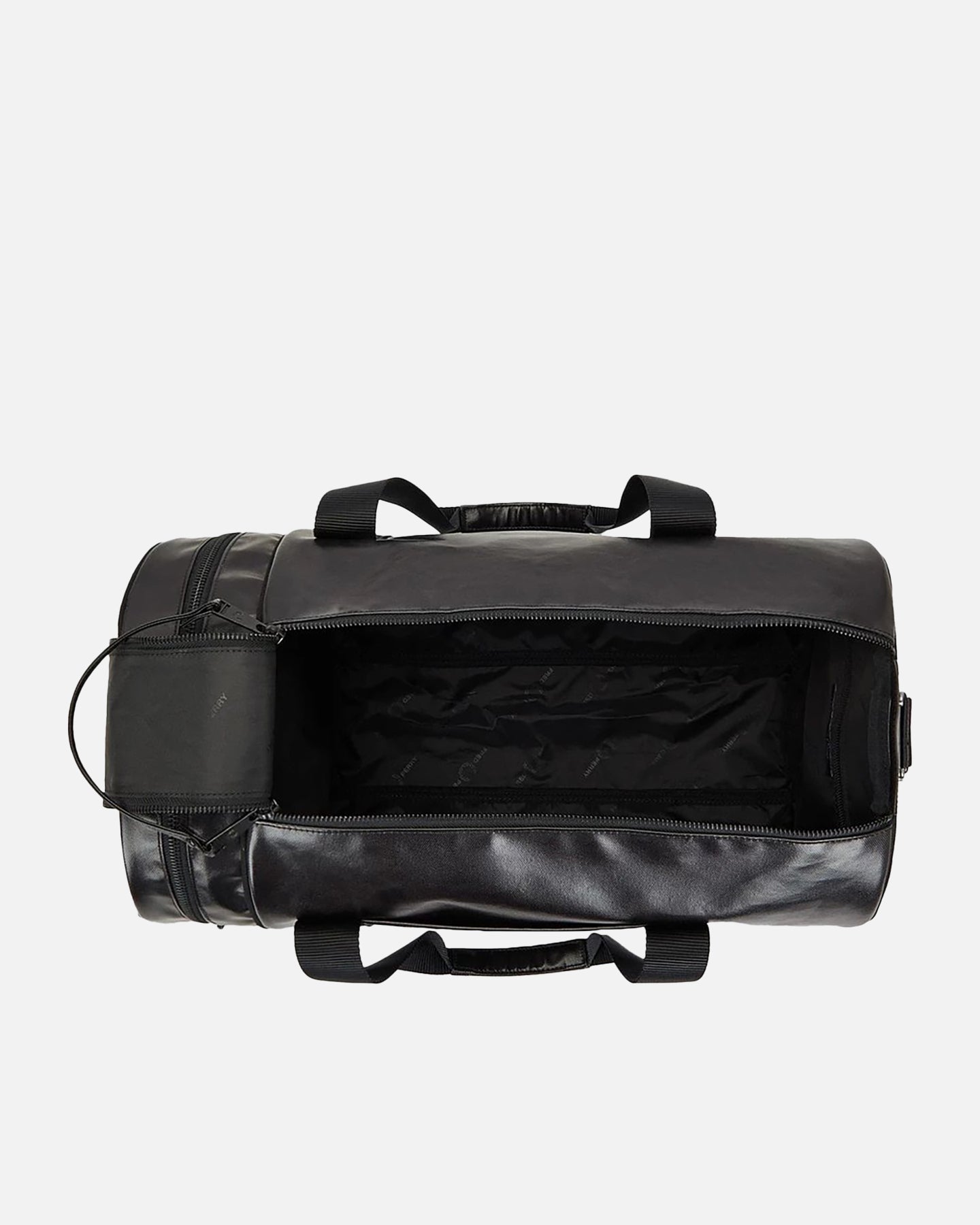 Fred Perry Tonal Classic Barrel Bag Black/Gold | Culture Kings