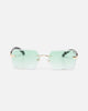 Belvoir & Co X Culture Kings Kennedy Sunglasses Green/Gold/Black