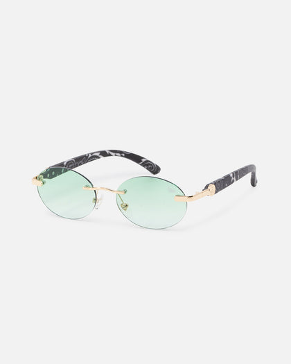 Belvoir & Co X Culture Kings Sancho Sunglasses Green/Gold/Black