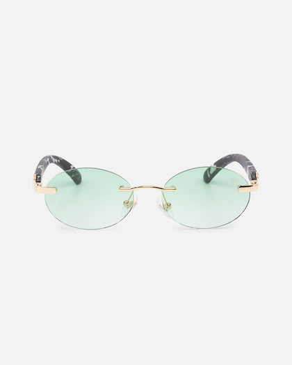 Belvoir & Co X Culture Kings Sancho Sunglasses Green/Gold/Black