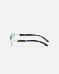Belvoir & Co X Culture Kings Sancho Sunglasses Green/Gold/Black