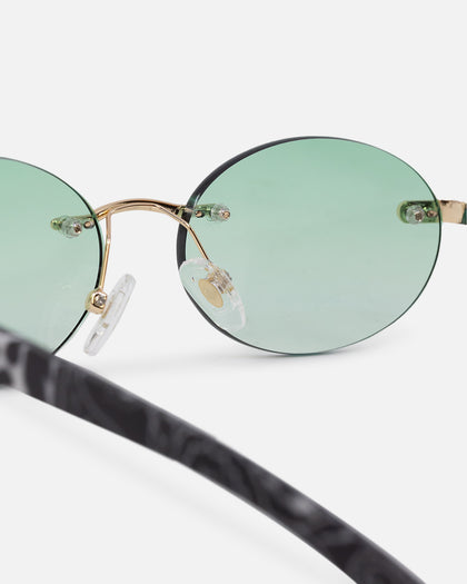 Belvoir & Co X Culture Kings Sancho Sunglasses Green/Gold/Black