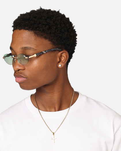 Belvoir & Co X Culture Kings Sancho Sunglasses Green/Gold/Black