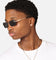 Belvoir & Co Diamond Cut Hampton Sunglasses Black/Gold