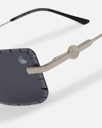 Belvoir & Co Diamond Cut Hampton Sunglasses Black/Silver