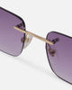 Belvoir & Co Hampton Sunglasses Purple/Gold