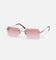 Belvoir & Co Kennedy Sunglasses Burnt Red/Silver