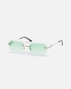 Belvoir & Co Kennedy Sunglasses Green/Silver